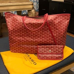 Goyard St. Louis GM in red